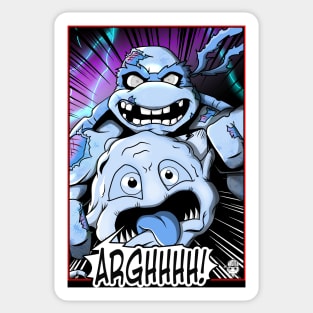 Zombie Turtle blue Sticker